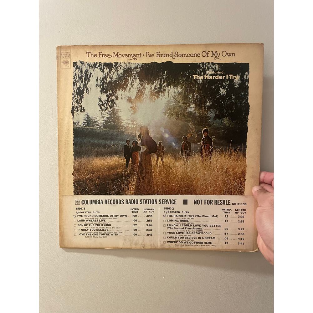 The Free Movement LP vintage vinyl record soul funk rnb 70s